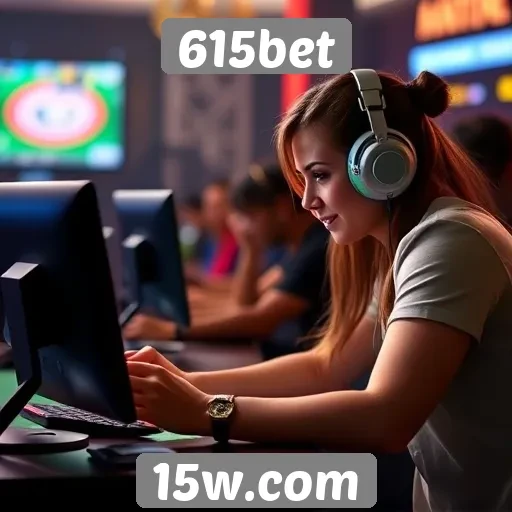 Tendências de jogo online observadas na 615bet